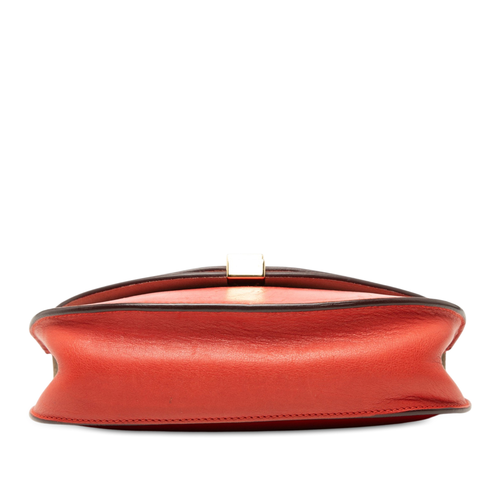 Pre-Loved Chloé Calfskin Georgia Double Flap Crossbody - Picture 3 of 6